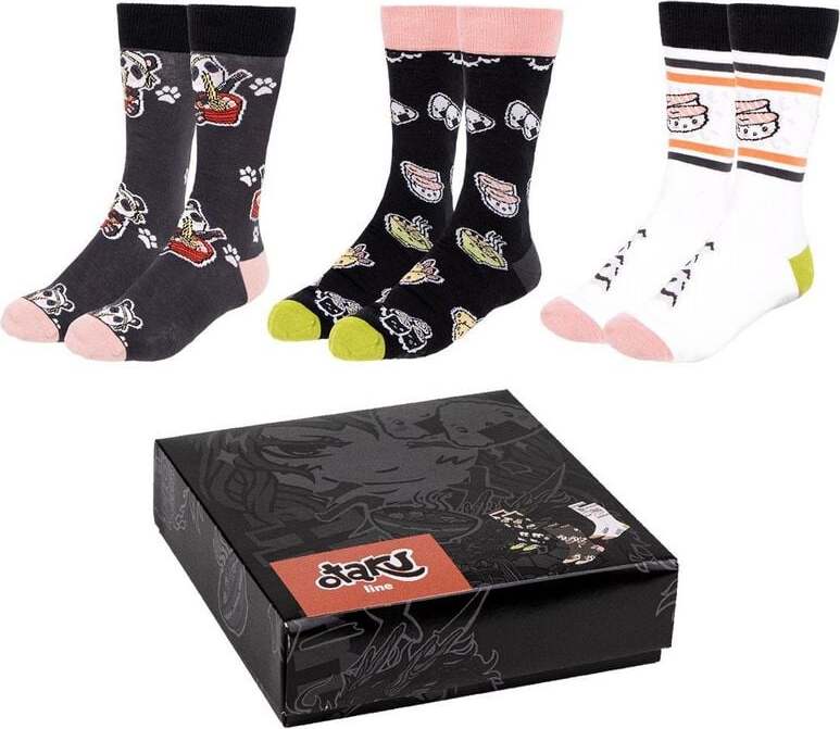 Otaku 3er Pack Ponožky vícebarevný - Merchstore.cz