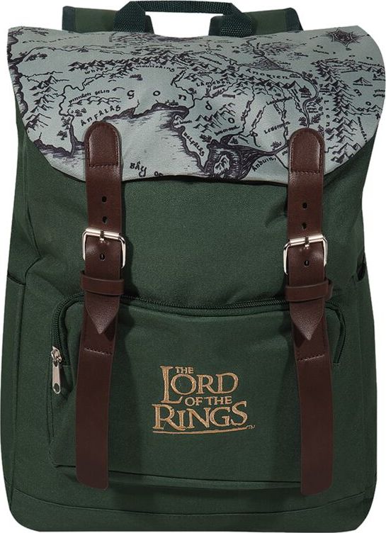 Pán prstenů Middle Earth Batoh zelená/hnedá - Merchstore.cz
