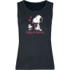 Peanuts Coffee & Friends Dámský top černá - Merchstore.cz