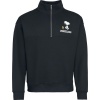 Peanuts Pletený svetr se zipem Peanuts - Snoopy and Woodstock Mikina černá - Merchstore.cz