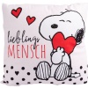 Peanuts Snoopy - Lieblingsmensch dekorace polštár vícebarevný - Merchstore.cz
