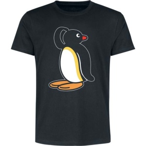 Pingu Retro - Hmmmhh? Tričko černá - Merchstore.cz