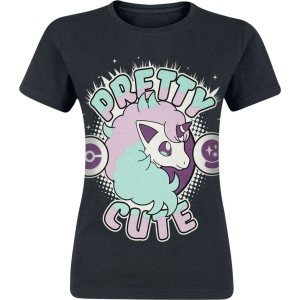 Pokémon Galar Ponyta Dámské tričko černá