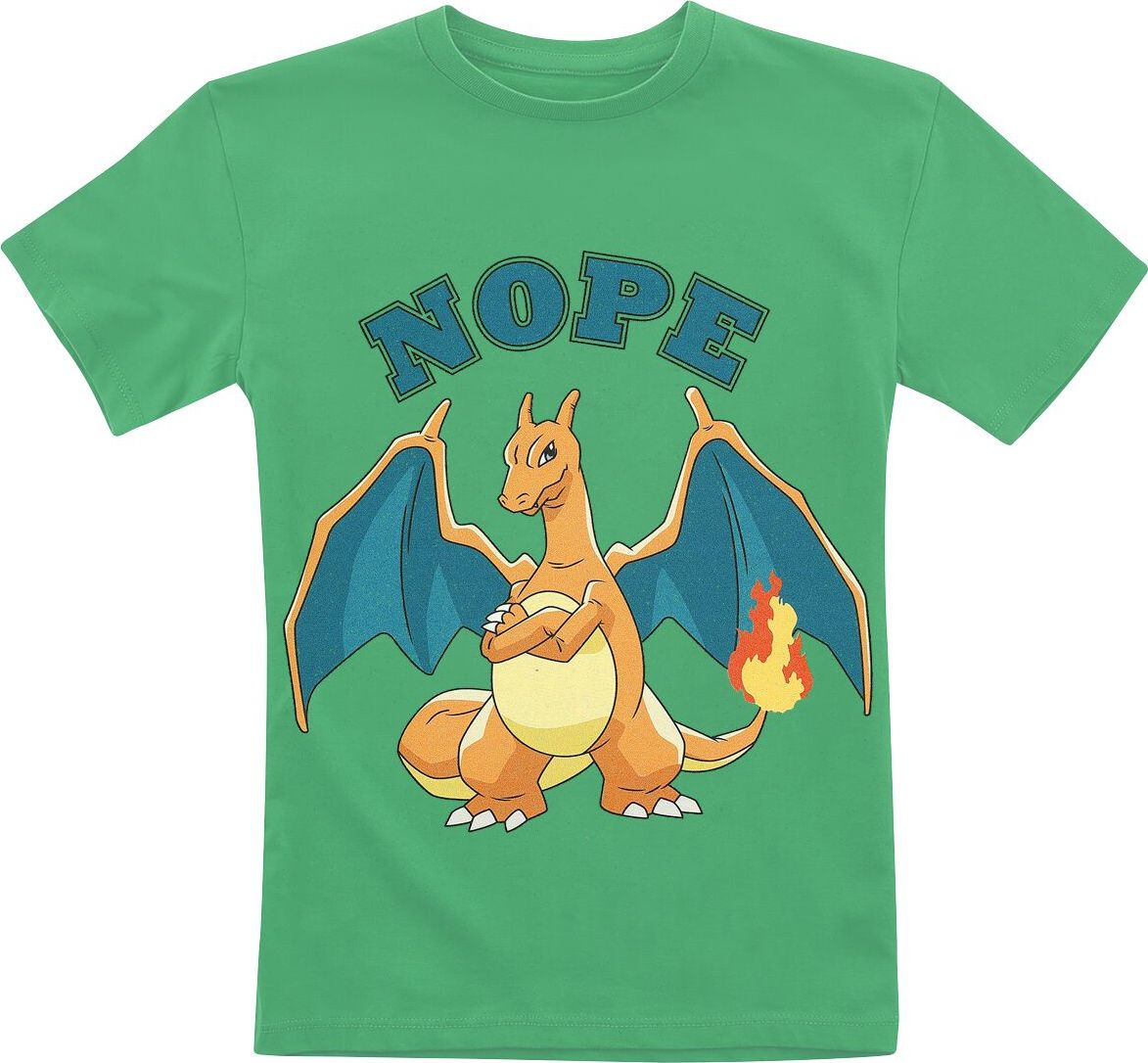 Pokémon Kids - Charizard - Nope detské tricko zelená - Merchstore.cz