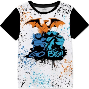 Pokémon Kids - GO BIG detské tricko vícebarevný