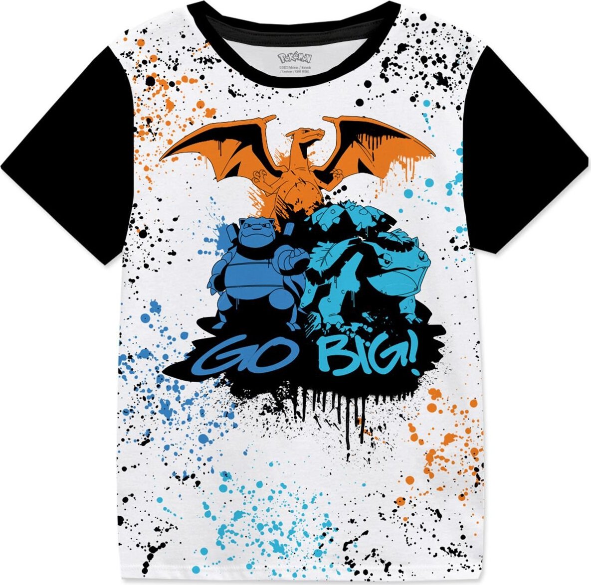 Pokémon Kids - GO BIG detské tricko vícebarevný - Merchstore.cz