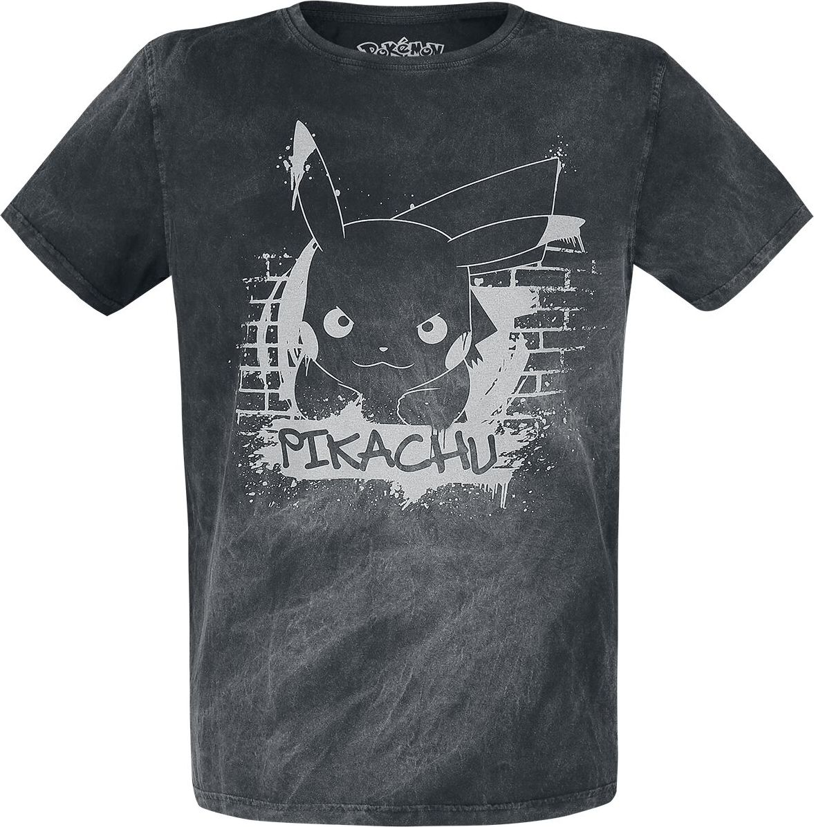 Pokémon Pikachu - Graffiti Tričko černá - Merchstore.cz