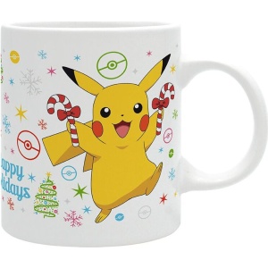 Pokémon Pikachu Happy Holidays Hrnek vícebarevný - Merchstore.cz