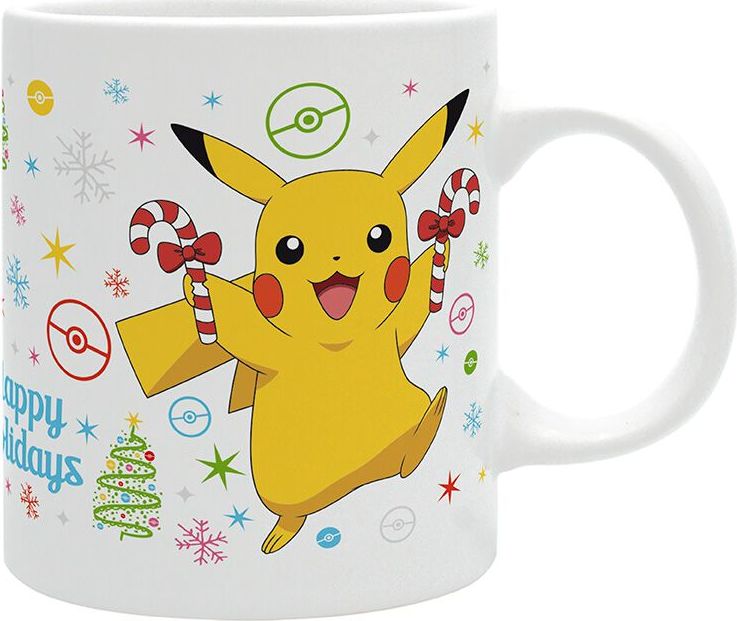 Pokémon Pikachu Happy Holidays Hrnek vícebarevný - Merchstore.cz