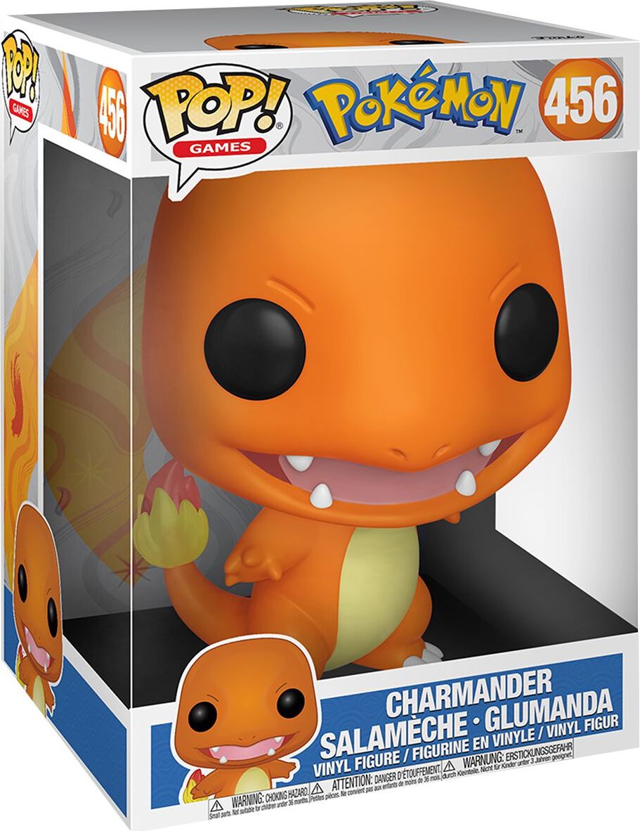 Pokémon Vinylová figurka č. 456 Charmander (Jumbo Pop!) Sberatelská postava standard - Merchstore.cz