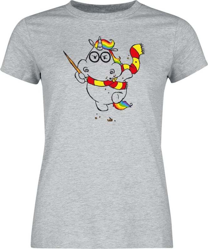 Pummeleinhorn Grummeleinhorn - Magic Dámské tričko prošedivelá - Merchstore.cz