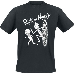 Rick And Morty Get Ready Tričko černá - Merchstore.cz