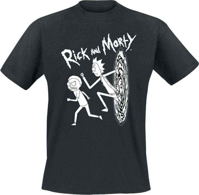 Rick And Morty Get Ready Tričko černá - Merchstore.cz