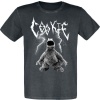 Sesame Street Cookie Monster - Krümelmonster Tričko černá - Merchstore.cz