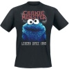 Sesame Street Cookie Monster - Legend Tričko černá - Merchstore.cz