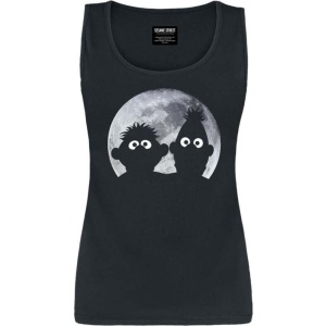 Sesame Street Ernie und Bert - Moonlight Dámský top černá - Merchstore.cz