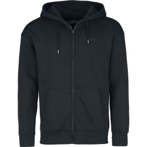 Sesame Street Krümelmonster - Cookie Monster Mikina s kapucí na zip černá - Merchstore.cz