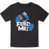 Sesame Street Metal-Kids - Feed Me detské tricko černá - Merchstore.cz