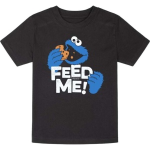 Sesame Street Metal-Kids - Feed Me detské tricko černá