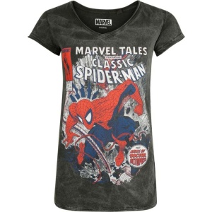 Spider-Man Classic Spider-Man Dámské tričko tmavě šedá - Merchstore.cz