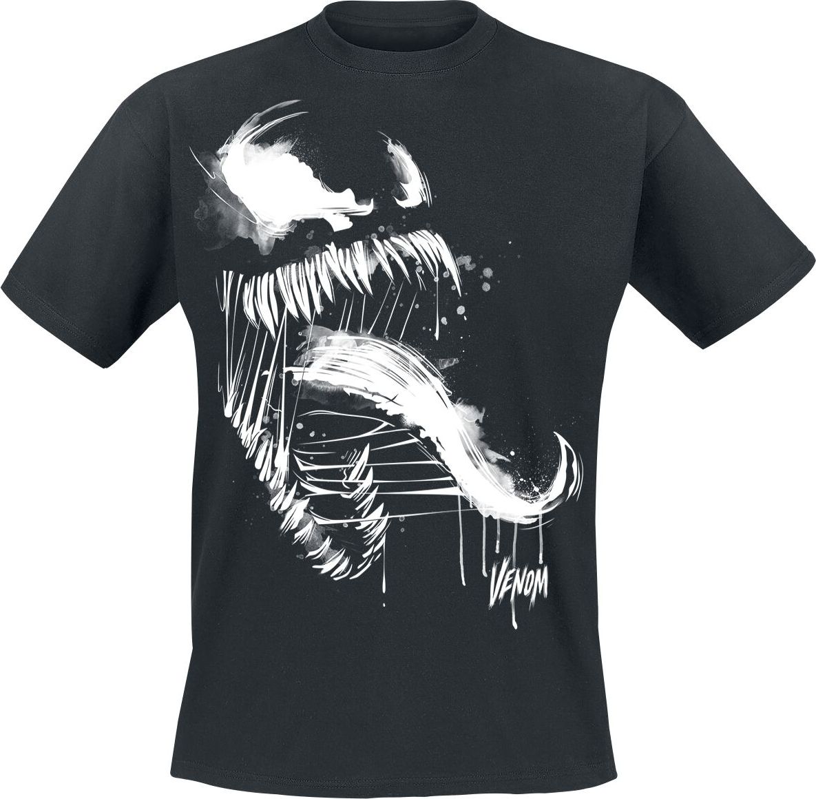 Spider-Man Marvel Games - Spider-Man 2 - Venom Splatter Tričko černá - Merchstore.cz