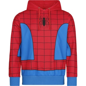 Spider-Man Suit Mikina s kapucí modrá/cervená - Merchstore.cz