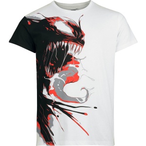 Spider-Man Venom Tričko bílá/cerná - Merchstore.cz