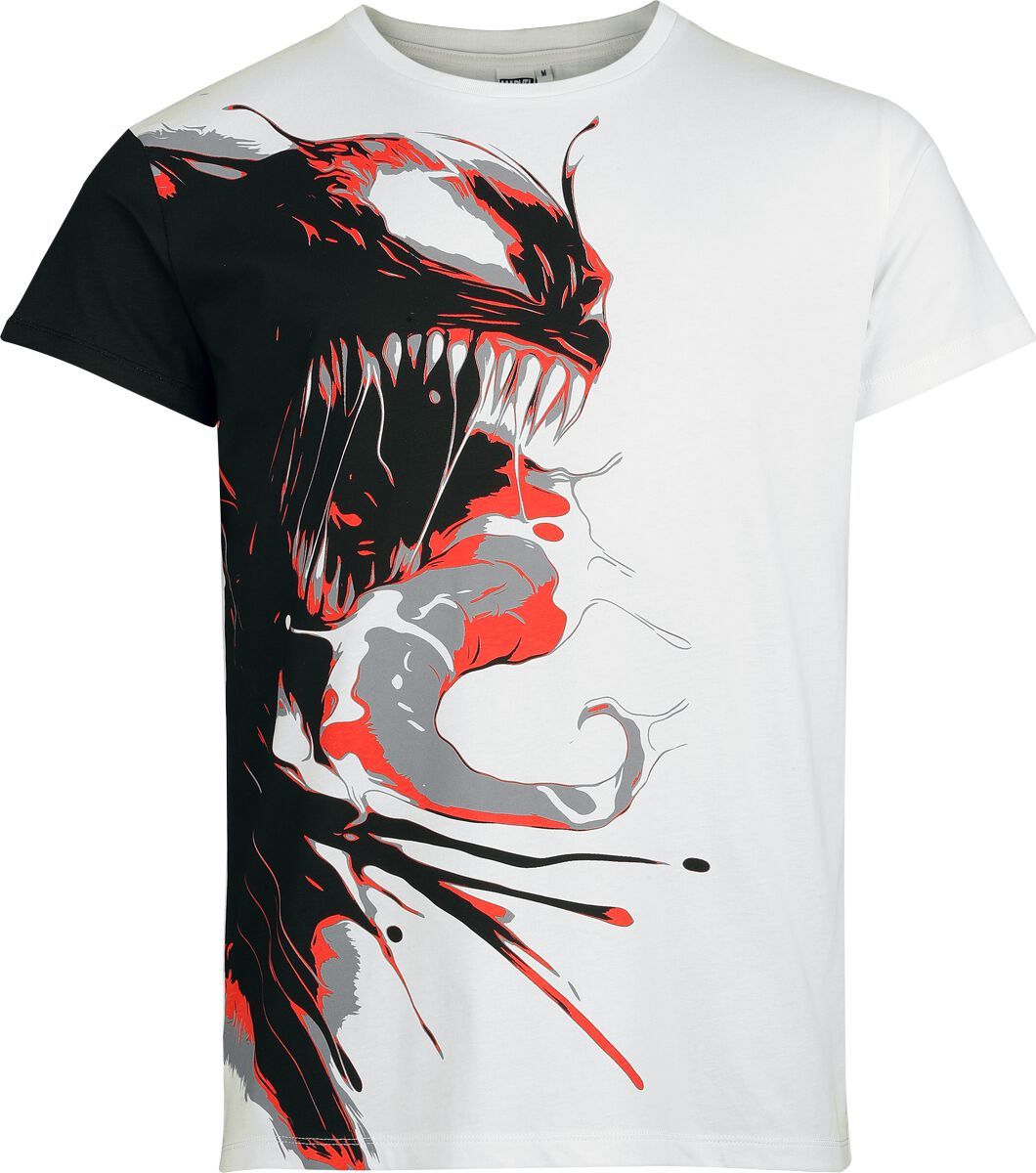 Spider-Man Venom Tričko bílá/cerná - Merchstore.cz