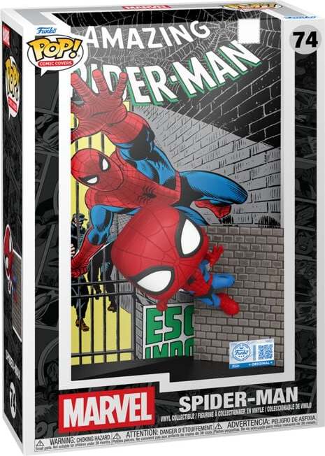 Spider-Man Vinylová figurka č.74 Spiderman (Comic Cover) Sberatelská postava standard - Merchstore.cz