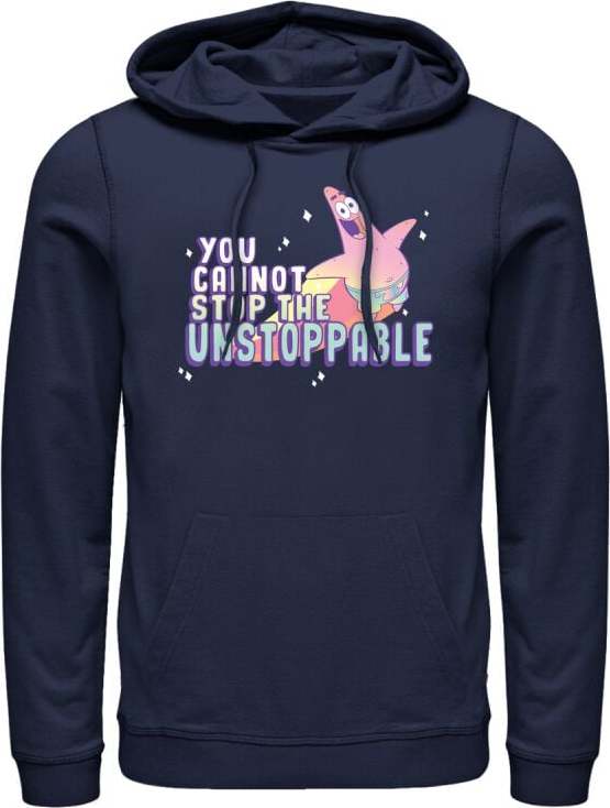 SpongeBob SquarePants Unstoppable Star Mikina s kapucí námořnická modrá - Merchstore.cz SpongeBob SquarePants Unstoppable Star Mikina s kapucí námořnická modrá - Merchstore.cz