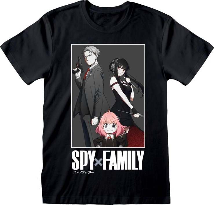 Spy x Family Family Photo Tričko černá - Merchstore.cz