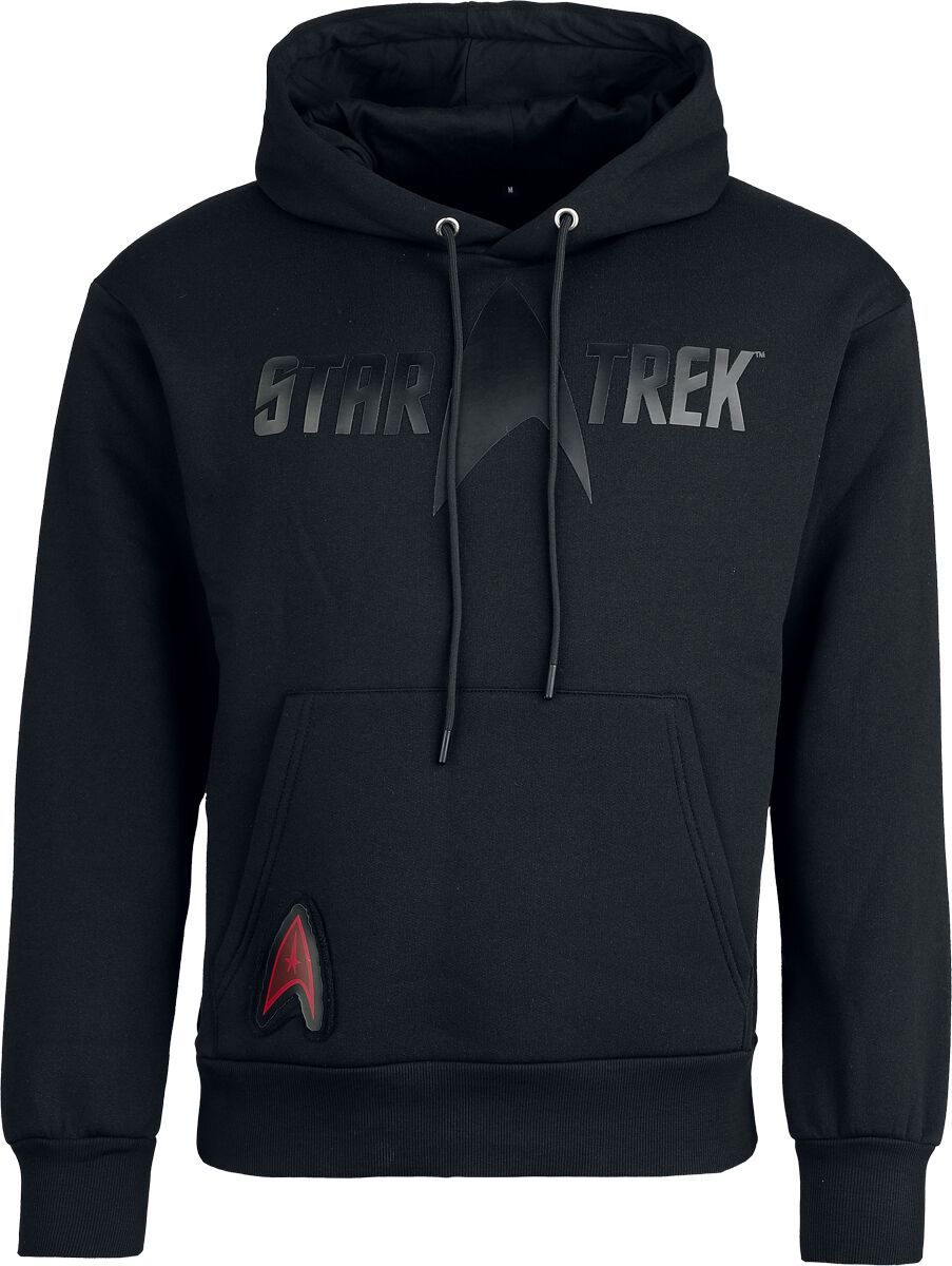 Star Trek Heat Logo - Black On Black Mikina s kapucí černá - Merchstore.cz Star Trek Heat Logo - Black On Black Mikina s kapucí černá - Merchstore.cz
