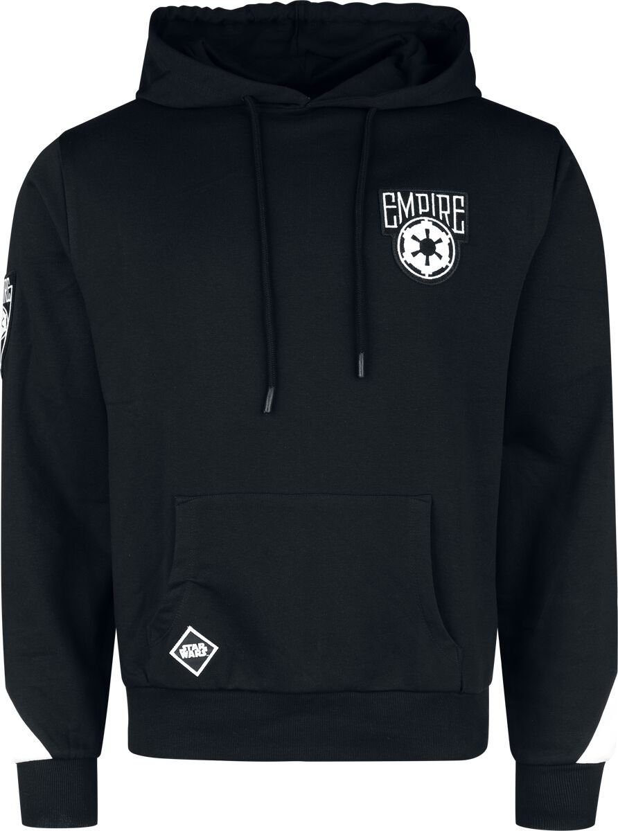 Star Wars Empire Mikina s kapucí cerná/bílá - Merchstore.cz Star Wars Empire Mikina s kapucí cerná/bílá - Merchstore.cz