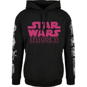 Star Wars Episode 6 - die Rückkehr der Jedi Ritter - 40th Anniversary Mikina s kapucí černá - Merchstore.cz