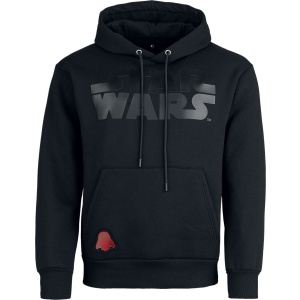 Star Wars Heat Logo - Black On Black Mikina s kapucí černá - Merchstore.cz