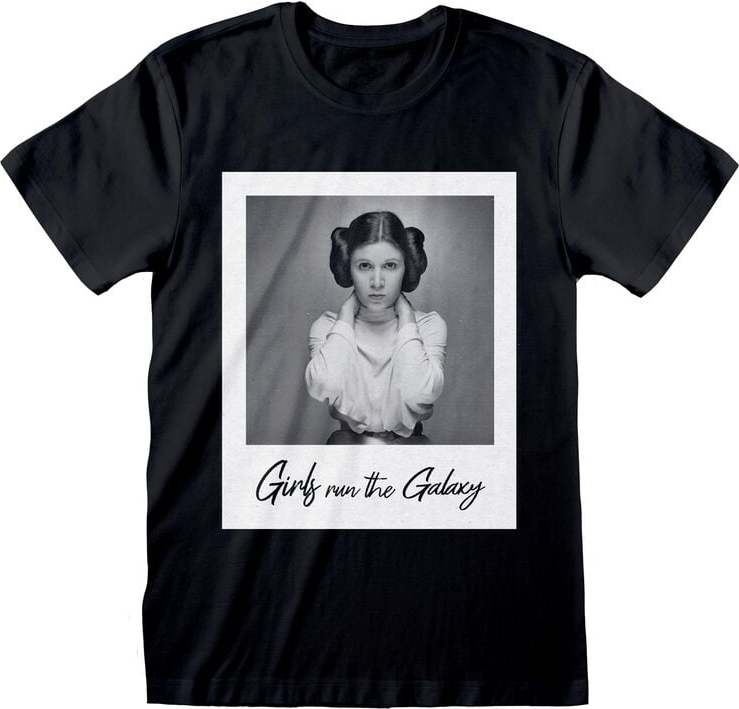 Star Wars Leia Girls Run The Galaxy Tričko černá - Merchstore.cz Star Wars Leia Girls Run The Galaxy Tričko černá - Merchstore.cz