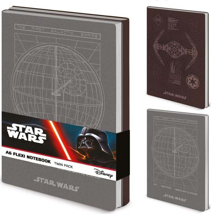 Star Wars Sada 2 ks A6 notesů Empire sada notesu vícebarevný - Merchstore.cz