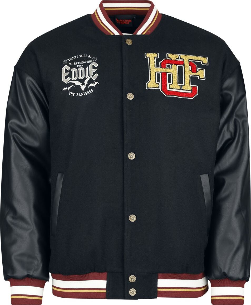 Stranger Things Hellfire Club College bunda černá - Merchstore.cz