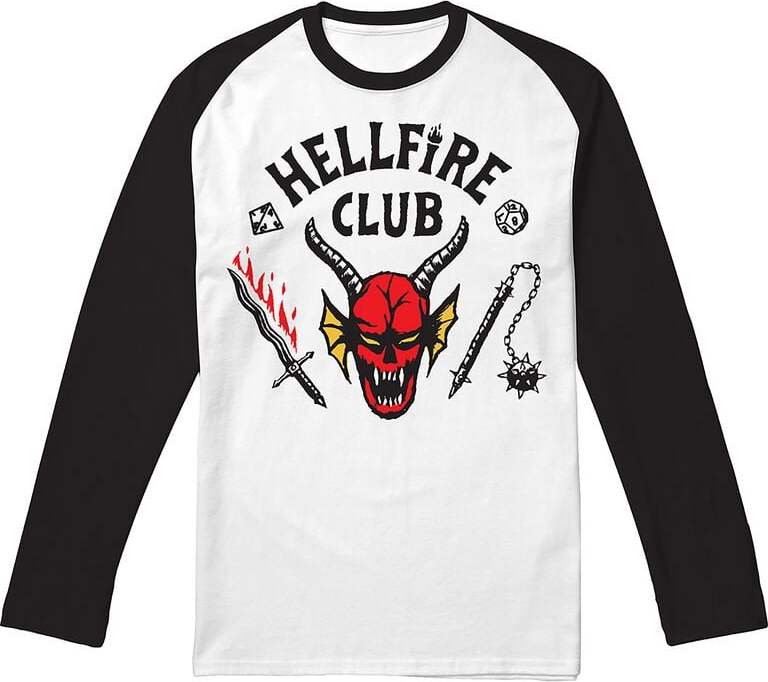 Stranger Things Hellfire Club Tričko s dlouhým rukávem vícebarevný - Merchstore.cz
