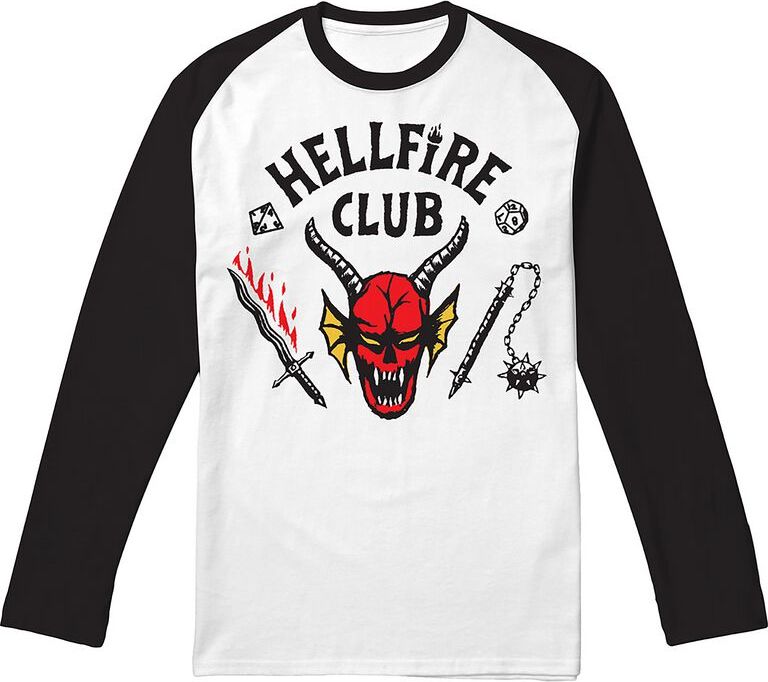 Stranger Things Hellfire Club Tričko s dlouhým rukávem vícebarevný - Merchstore.cz