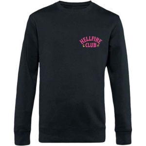 Stranger Things Pink Hellfire Club Mikina černá - Merchstore.cz
