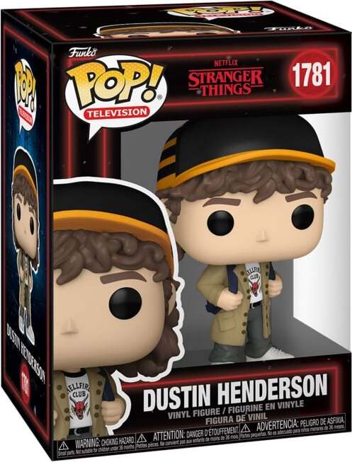 Stranger Things Vinylová figurka č.1781 Season 5 - Dustin Henderson Sberatelská postava standard - Merchstore.cz Stranger Things Vinylová figurka č.1781 Season 5 - Dustin Henderson Sberatelská postava standard - Merchstore.cz