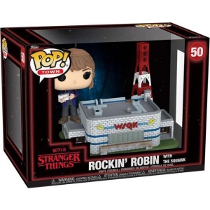 Stranger Things Vinylová figurka č.50 Season 5 - Rockin´ Robin with the Squawk (Pop! Town) Sberatelská postava standard - Merchstore.cz