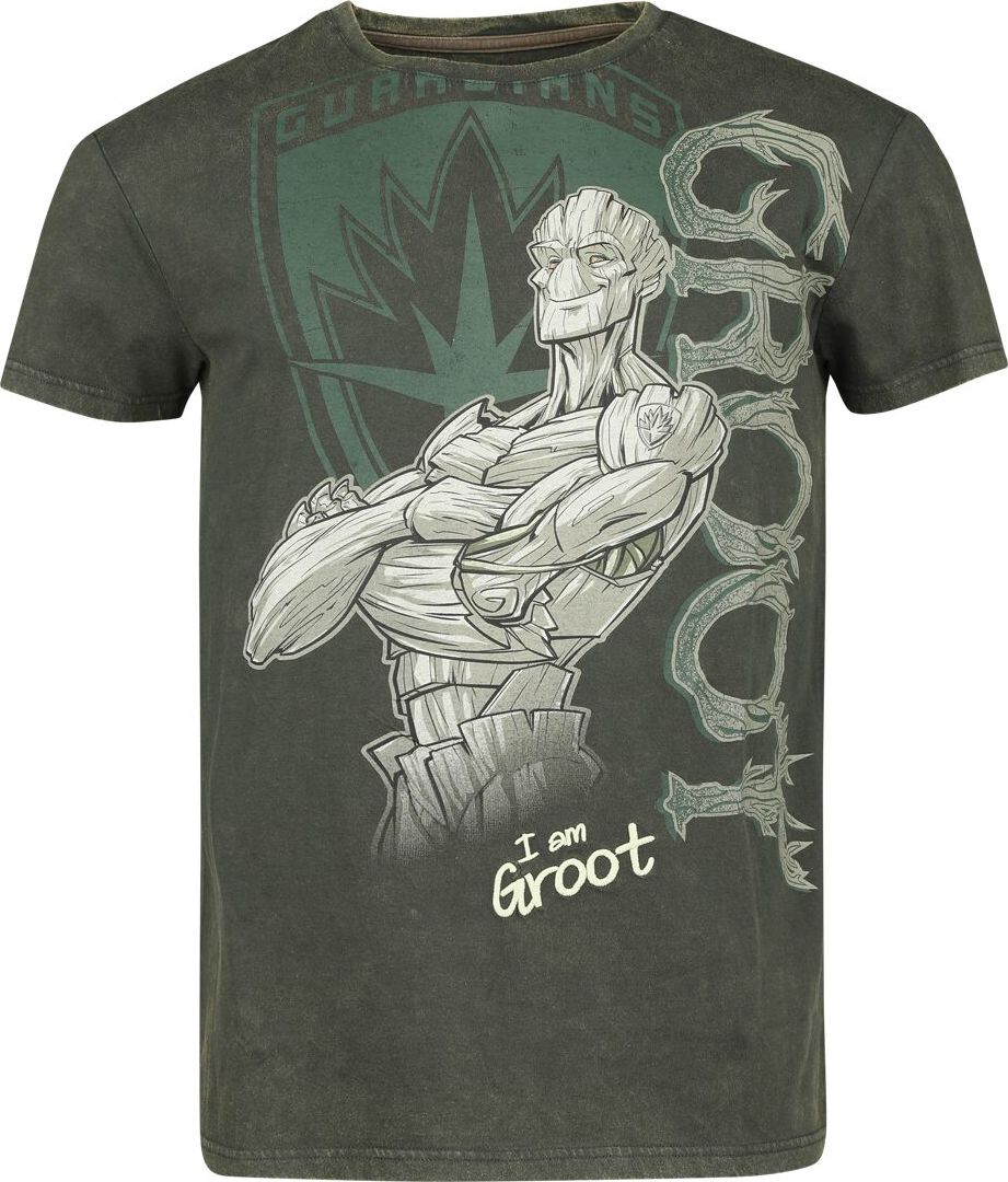 Strážci galaxie Groot Tričko tmave zelená - Merchstore.cz Strážci galaxie Groot Tričko tmave zelená - Merchstore.cz