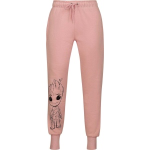 Strážci galaxie I Am Groot Dámské tepláky starorůžová - Merchstore.cz