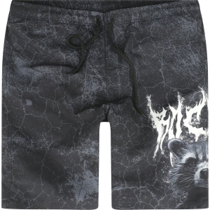 Strážci galaxie Rocket Pánské plavky černá