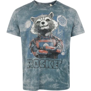 Strážci galaxie Rocket Tričko modrošedá - Merchstore.cz