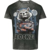 Strážci galaxie Rocket Tričko tmavě šedá - Merchstore.cz