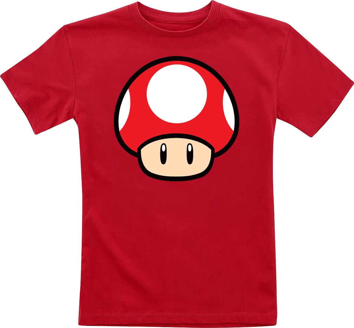 Super Mario Kids - Mushroom detské tricko červená - Merchstore.cz