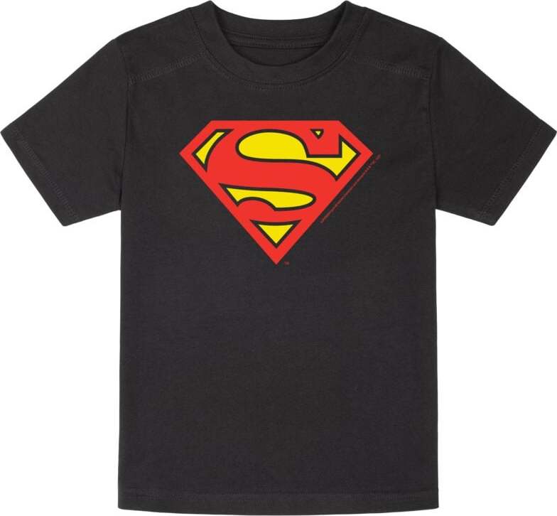 Superman Metal-Kids - Logo detské tricko černá - Merchstore.cz